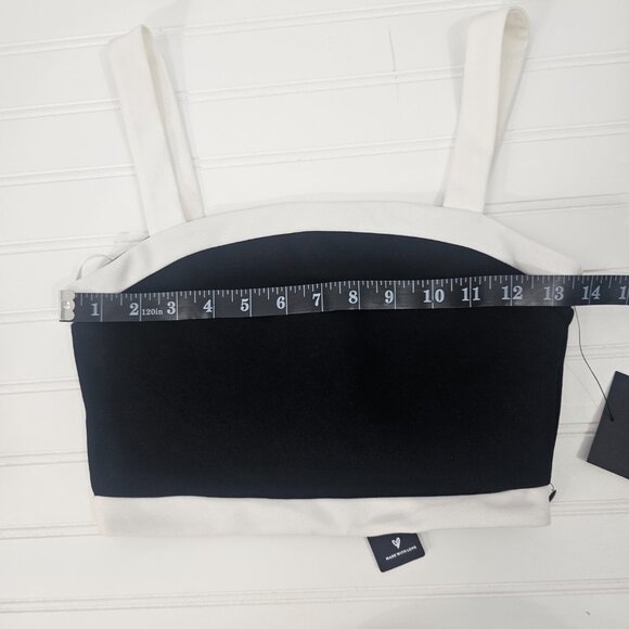 Lulus Women's Black & Ivory Colorblock 2 Piece High Waist Pant Set Size XS NWTF - Picture 12 of 16